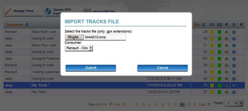 measure distances and times that your vehicles have traveled 