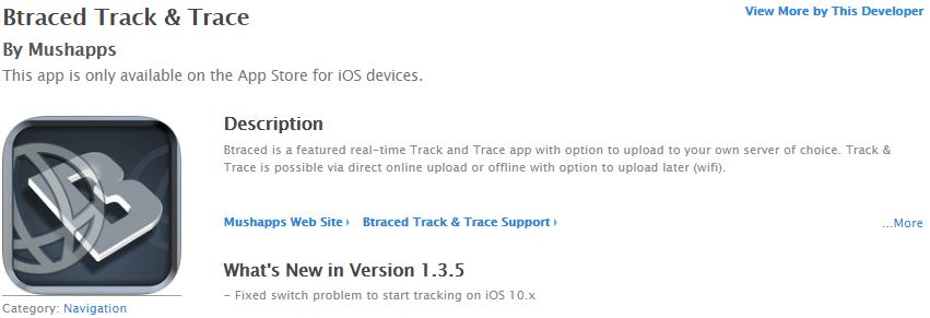 download tracking app for iphone ios from apple store