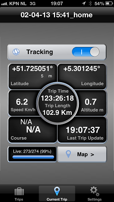 btraced tracking app per iphone ios