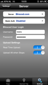 btraced tracking app per iphone ios
