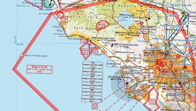 cartografia aeronautica vfr 2018 aggiornata avioportolano