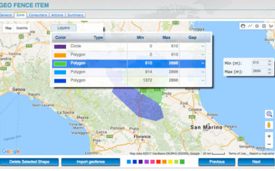 New virtual geo-fences with 3D mode and layers