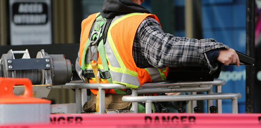 man down feature and panic button, monitoring personnel are sent an alert with the worker’s exact position