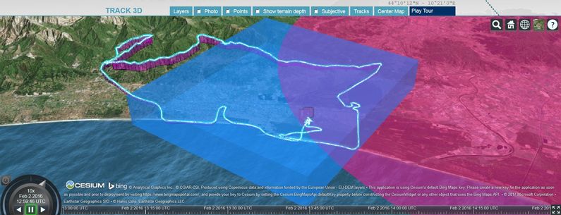 create 3D geofences to indicate no fly zones, get geofence alerts when an aircraft is at an unauthorized altitude