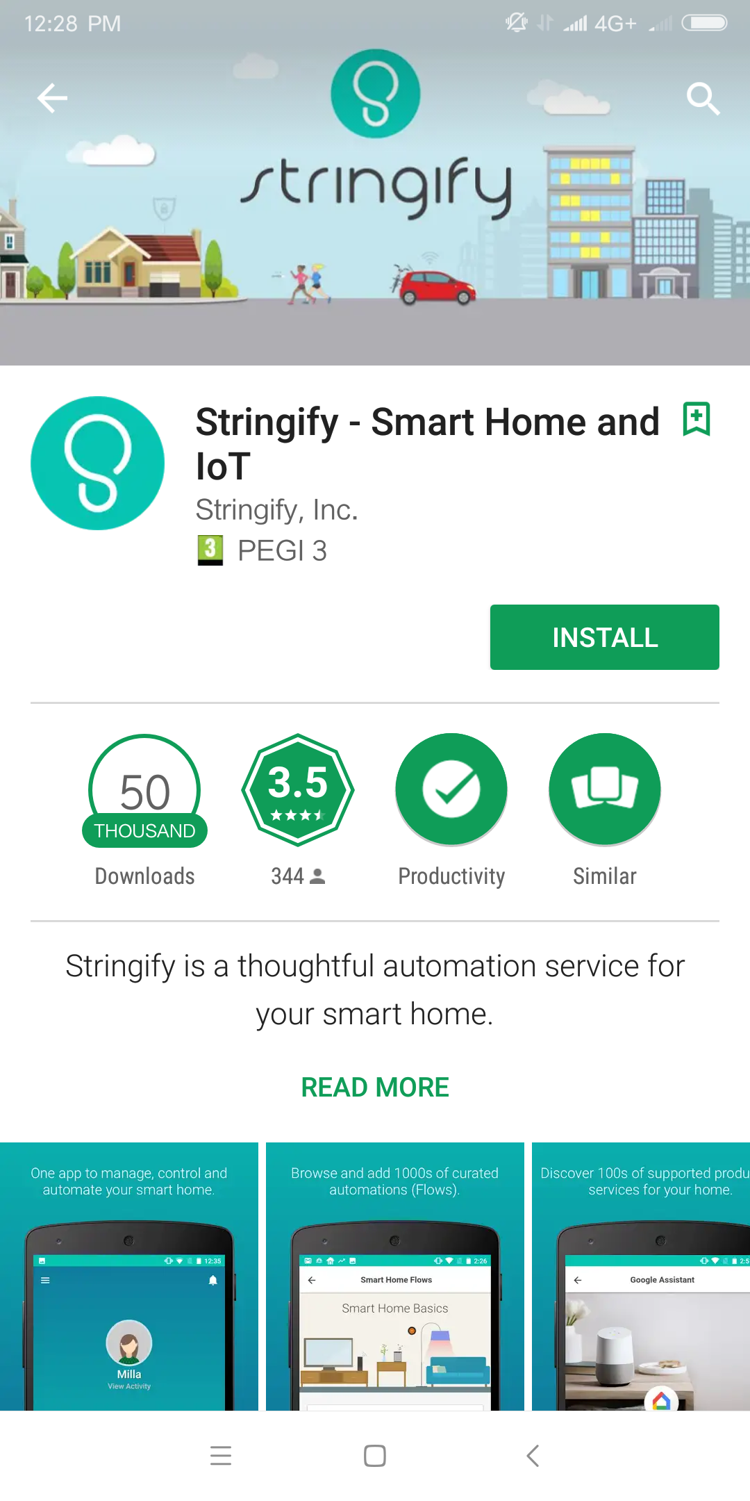 IOT stringify install app apple ios android smartphone