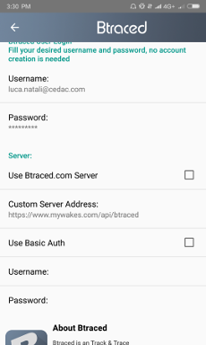 btraced tracking app per smartphone android tracking cloud platform mywakes upload url